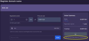 Sui name service rpc error