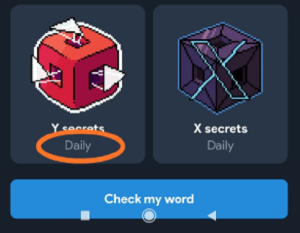 Notpixel Daily Secret Words For X and Y Boxes