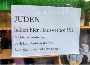 A Store in Flensburg: Juden Haben Hier Hausverbot