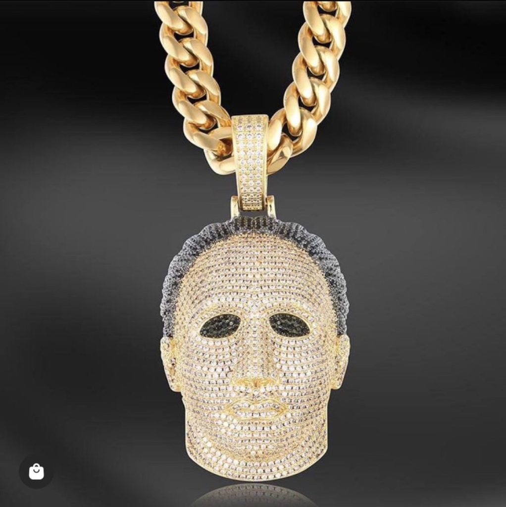 Iced Out Pendant of Stephen A Smith