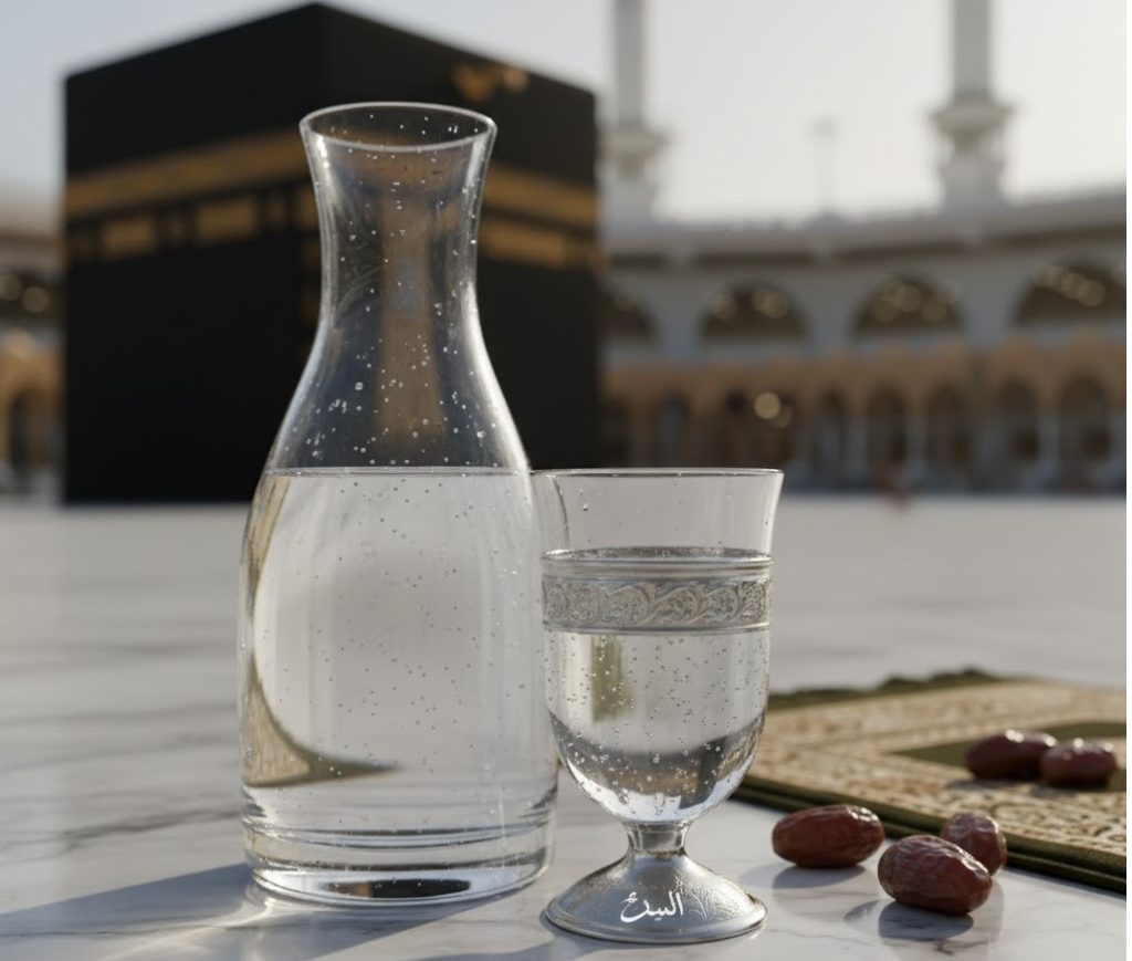 Does zamzam water turn into urine?